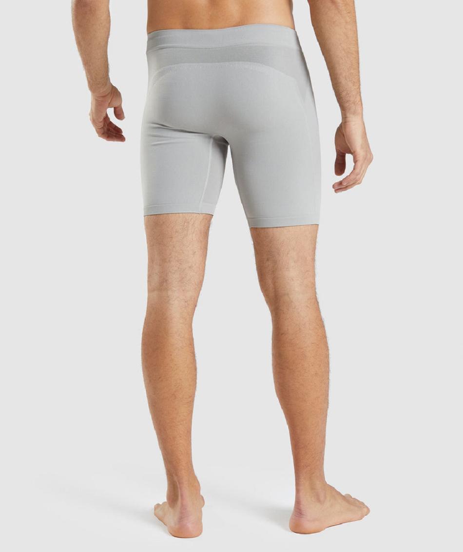 Boxer Gymshark Híbrido Boxer Hombre Gris Marrones Gris Negras Gris | CO 3910BEX